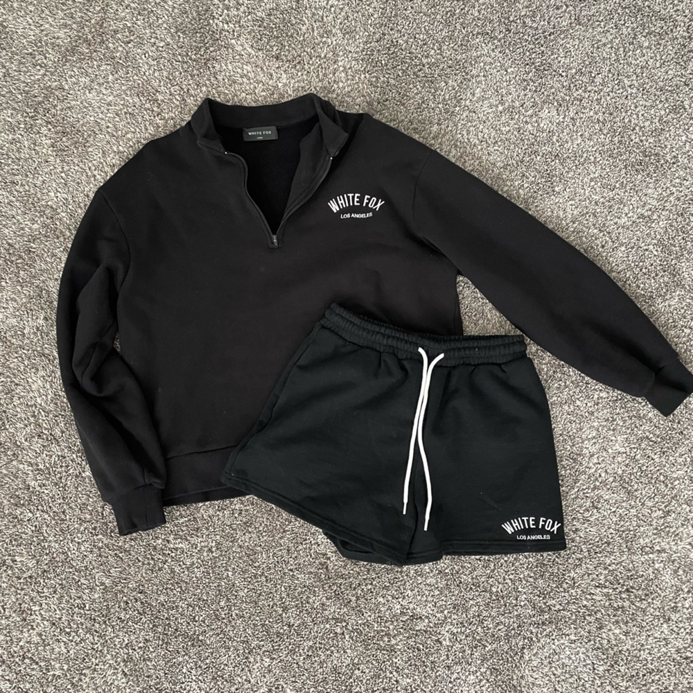 White Fox Sweat Set